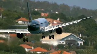 TOP 5 windy landings at MADEIRA | BEST landings of the month