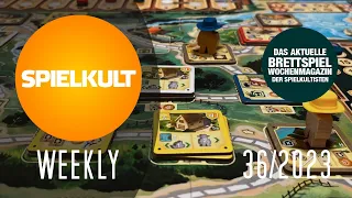 Weekly 36/2023 // Brettspiel-Reviews, Spieletreff, Vorschau