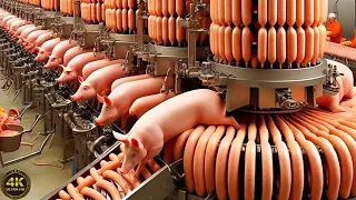 Incredible Million Dollars Modern Pork Processing Factory Technology -🥓Pig Farming Technology 🐷