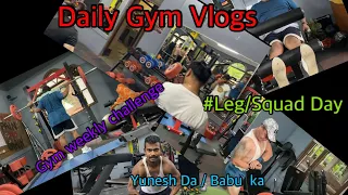 Vlog 15/DailyGym vlog #Trainer ka Pose’s………