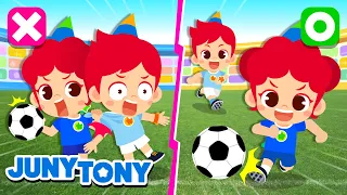 Soccer Song (Football Song) | + More Sports Songs | Nursery Rhymes | Kids Songs | JunyTony