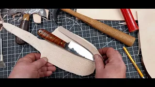 Making Leather Knife Sheaths, A few Steps In The Process