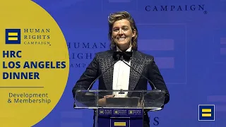 Brandi Carlile Receives the HRC Visibility Award at 2022 HRC LA Dinner