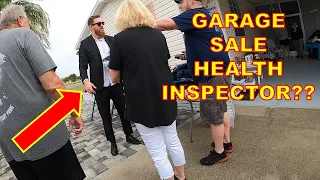 MY HUSBAND CALLED OUT A YOUTUBE PRANKSTER AT A GARAGE SALE!