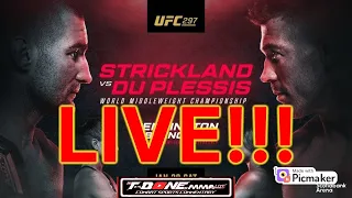 UFC 297: STRICKLAND VS DUPLESSIS LIVE STREAM PLAY-BY-PLAY