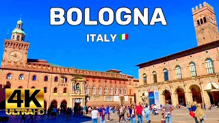 BOLOGNA ITALY WALKING TOUR | HISTORIC CITY VIRTUAL TOUR 4K UHD