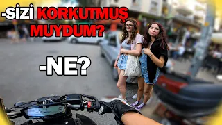 EGZOZ İLE İNSANLARI KORKUTTUM - TRAFİĞİ BİR BİRİNE KATTIM #motovlog ( YARIŞ TEKLİFİ )