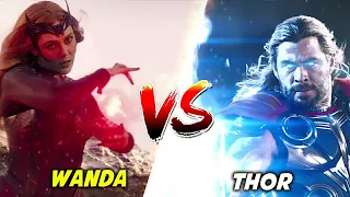 Thor Vs Wanda | Thor vs Scarlet Witch | Can Wanda Defeat Thor like Illuminati ? | Explained in Hindi