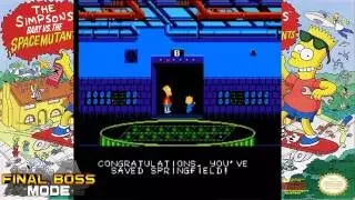 The Simpsons Bart vs Space Mutants NES   Final Boss