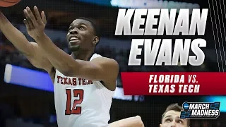 Texas Tech's Keenan Evans drops 22 points in the Red Raiders victory over Florida