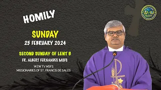 HOMILY | SUNDAY 25 FEBRUARY 2024 | second Sunday of Lent B