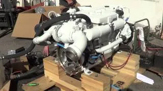 First engine start & test run of a Cummins Marine QSB 480 HP for Shane