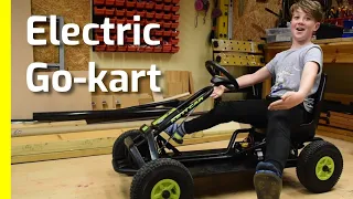 Making a wicked fast electric go-kart out of a cheap pedal kart