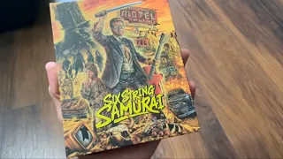 Six String Samurai 4k UltraHD Blu-ray limited edition from Vinegar Syndrome unboxing.