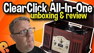 ClearClick All-in-One Turntable Review | Record Player, CD Player, Cassette Player, and More!