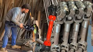 Amazing Manufacturing Process of Tractor PTO Driver Shaft || How to Make PTO Shaft For Rotary Tiller