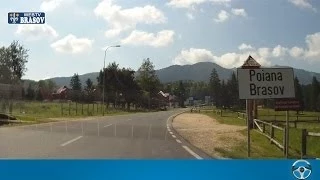 Drumul cu masina din Brasov catre Poiana Brasov