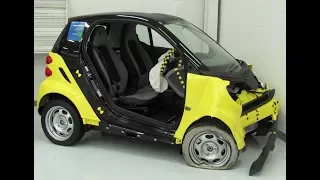 Смарт краш тест. Smart forfour crash test