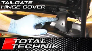 How to Remove Tailgate (Boot Trunk) Hinge Covers - Audi A4 S4 RS4 (B6 B7) - Avant Estate