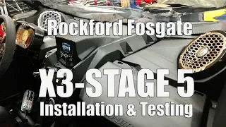 Rockford Fosgate Can-Am X3 Stage 5 - 1,000 Watt Radio Testing & Installation