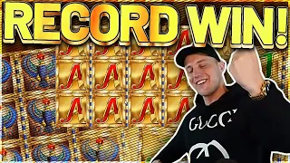 RECORD WIN! Legacy Of Dead Big win - MEGA WIN on Casino Games from Casinodaddy LIVE STREAM