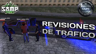 REVISIÓNES DE TRÁFICO 🚗🚓 | SAMPDROID | GTA SAMP ROLEPLAY ANDROID