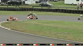 CONSTANT OVERTAKING at Rd 5 of the 2021 UKC Honda Cadet Final... Brilliant race inc. awesome 360 cam