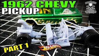 Hot Wheels CUSTOM Chevy Pickup and SKID update Part 1