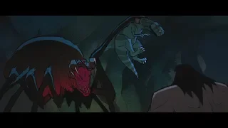 Genndy Tartakovsky's Primal | Spear and Fang vs. The Spider