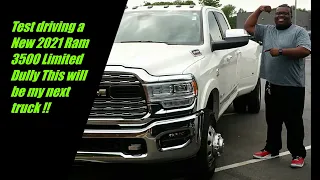 Test driving a new 2021 Ram 3500 Limited Dully this will be my next truck!!