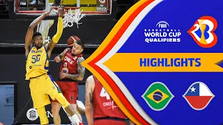 Brazil - Chile | Highlights - #FIBAWC 2023 Qualifiers