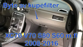 XC70/V70/S80 m.fl - Kupefilter - Jodå du klarar det själv. 💪