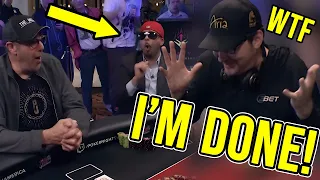 Phil Hellmuth STORMS OFF After This INSANE Run Out | Hand of the Day presented by BetRivers