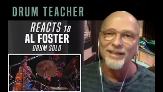 Drum Teacher Reacts to Al Foster - Drum Solo