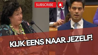 Caroline van der Plas zet Jetten op zijn PLEK! 'Kijk eens naar jezelf!'