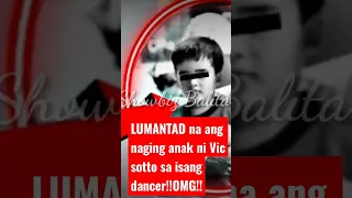 Anak sa labas ni Vic Sotto!! LUMANTAD na at may Nakakagulat na rebelasyon!!OMG!!