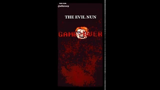 The evil nun the game over