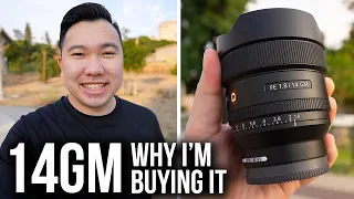 Sony 14mm GM - Why I'm Buying It!