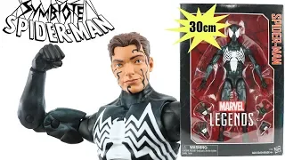 Review HOMEM ARANHA SIMBIONTE Marvel Legends 30cm - uniforme negro / Toys e Travels