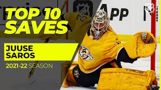 Top 10 Juuse Saros Saves from 2021-22 | NHL