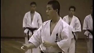 Kagawa sensei hard training with Teikyo students.
