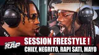 SESSION LIVE avec Chily, Negrito, Rapi Sati & Mayo ! #PlanèteRap