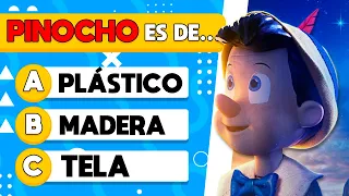 ¿CUÁNTO SABES DE PINOCHO de DISNEY? 🐳🧠🧐 | Trivia Pinocho | QUIZ DISNEY | DiverTrivia ✅