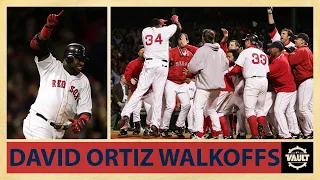 David Ortiz was SO CLUTCH! Watch EVERY SINGLE ONE of his walk-off hits!