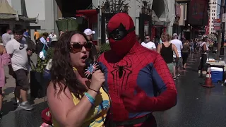 Hollywood Blvd. Cosplayers | Comics, Beer & Sci-fi