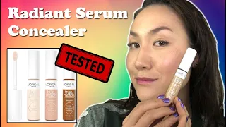 L'Oreal Radiant Serum Concealer // WEAR TEST & REVIEW