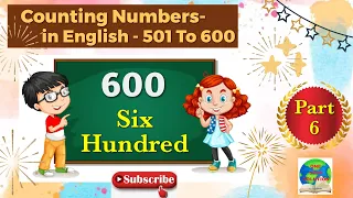 501 to 600 Counting Numbers in English @ONE STOP SOLUTION