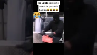 les voleurs s'entraîne avant de passer à l'action 😂😂😜