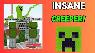 Building an insane creeper in bloxd.io bedwars!