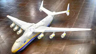 390 GRAM RC INDOOR LIGHTWEIGHT ANTONOV AN-225 MRIYA SCALE MODEL TRANSPORT AIRPLANE DEMO FLIGHT